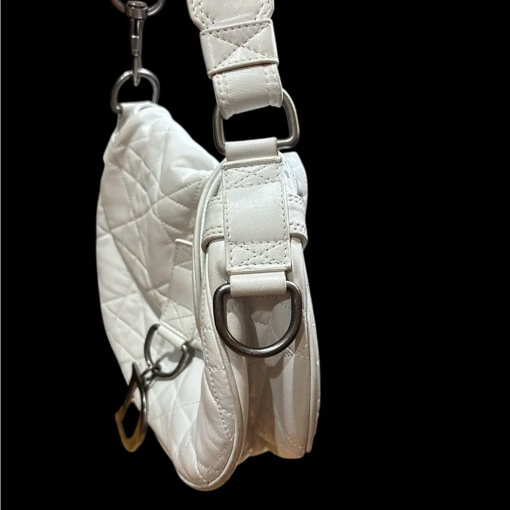 Christian Dior Quilted Single Flap Shoulder Bag – Vintage 2003, Made in Italy - Picture 11 of 16